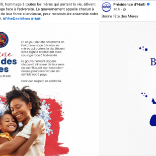 Fête des Mères en Haïti : Quand la Primature rend hommage, le CPT bafouille un tweet