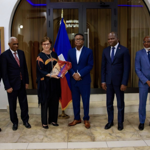 Le Conseil Présidentiel de Transition (CPT) rencontre Madame María Isabel Salvador