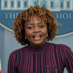 White House Press Secretary Karine Jean-Pierre speaks during the daily briefing in the James S Brady Press Briefing Room of the White House in Washington, DC, on June 14, 2023. (Photo by ANDREW CABALLERO-REYNOLDS / AFP) (Photo by ANDREW CABALLERO-REYNOLDS/AFP via Getty Images)