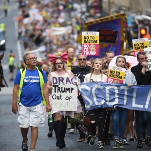Trump en Écosse