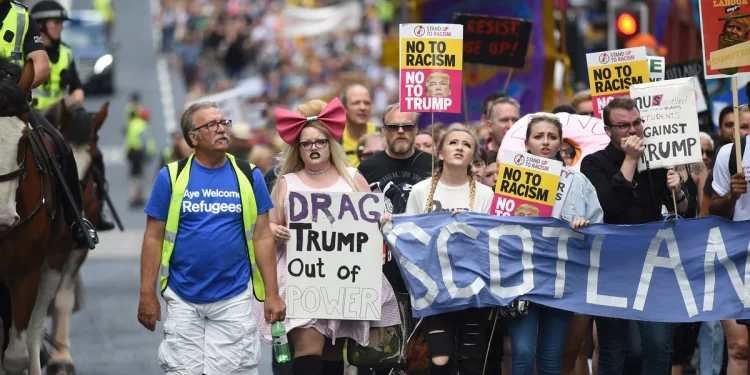 Trump en Écosse