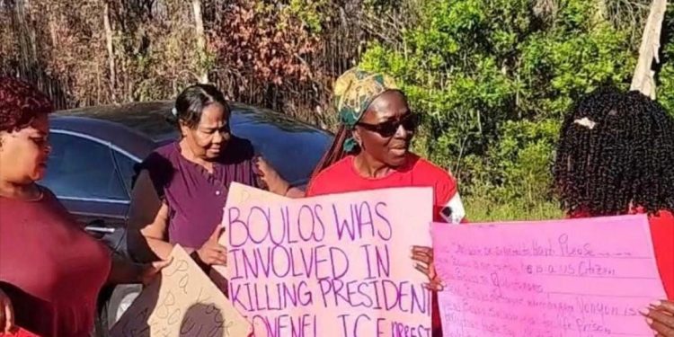 Protest against Boulos