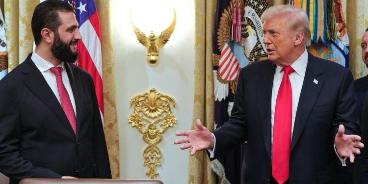 Ahmed al-Charaa et Donald Trump