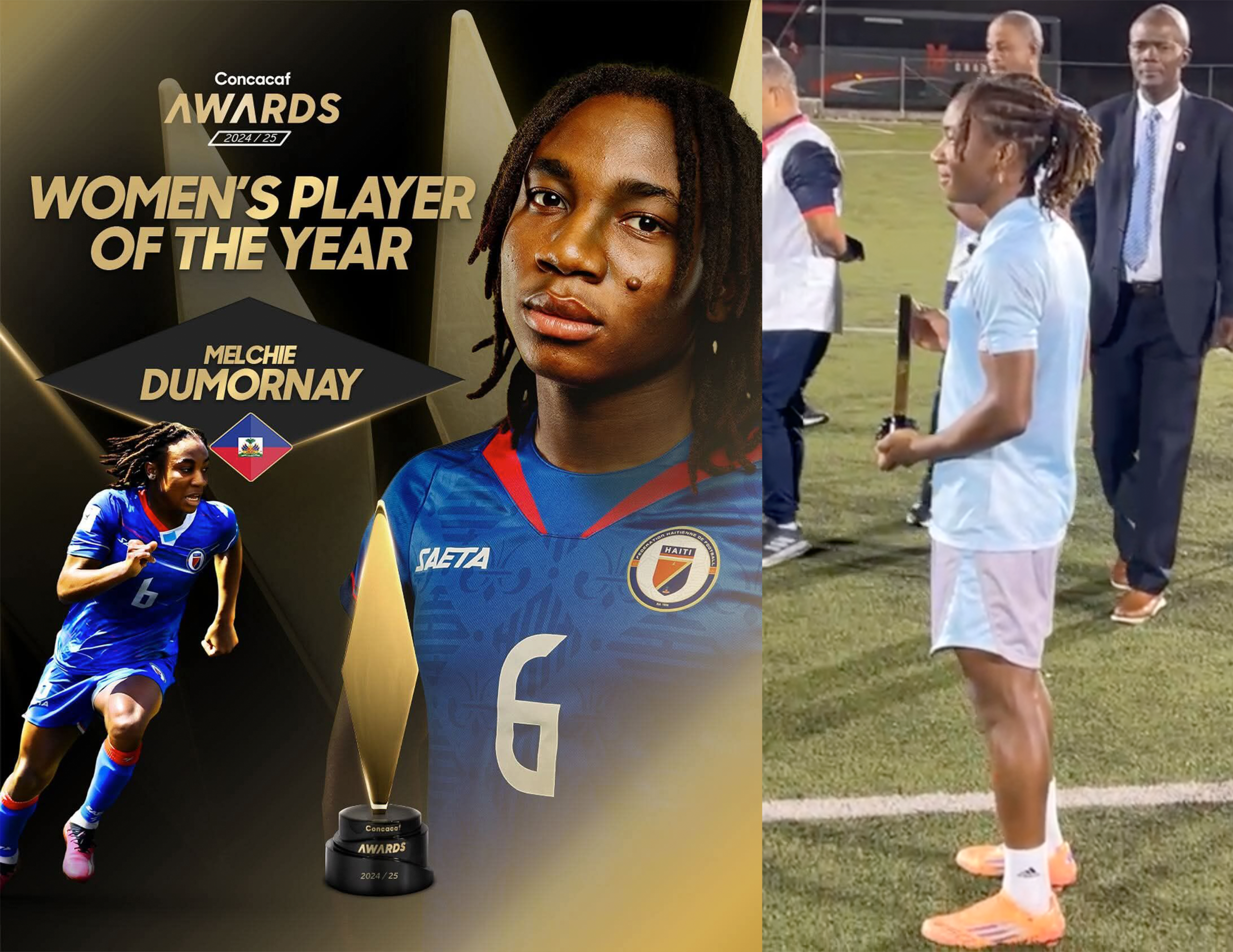 Melchie Dumorney MVP CONCACAF 2024 _. 2025_