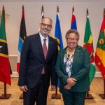 Le Premier ministre échange avec la Secrétaire générale de la CARICOM à Basseterre