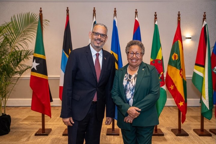 Le Premier ministre échange avec la Secrétaire générale de la CARICOM à Basseterre