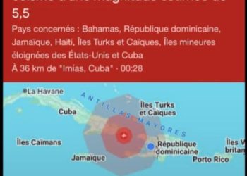 Haïti : une secousse sismique secoue Les Cayes et alerte la population